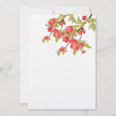 L'arbre rose fleurit invitation de partie de (Dos)