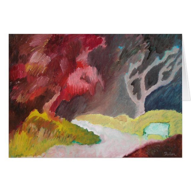 L'arbre rouge - carte (Devant horizontal)