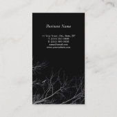 L'arbre silhouette le carte de visite créatif de (Dos)