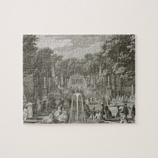 L'Arc de Triomphe, Versailles (graving) Legpuzzel (Horizontaal)