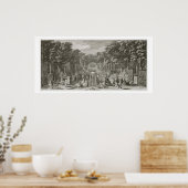 L'Arc de Triomphe, Versailles (graving) Poster (Keuken)