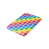 L'arc-en-ciel ajuste le tapis de bain (Angle)