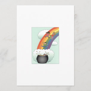 L'arc-en-ciel badine le faire-part d'adoption