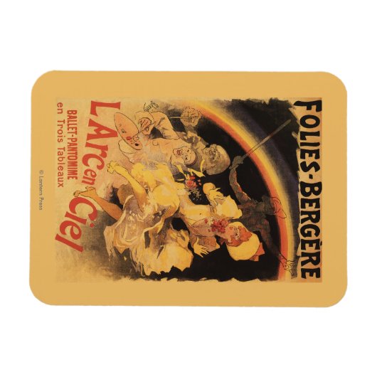L'Arc-en-Ciel Ballet bij Folies-Bergere Magneet (Horizontaal)