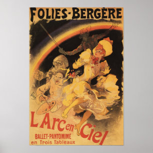 L'Arc-en-Ciel Ballet bij Folies-Bergere Poster