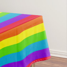 L'arc-en-ciel barre la nappe