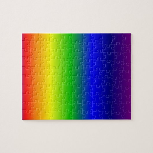 L'arc-en-ciel colore le puzzle avec la (Horizontal)