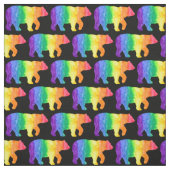 L'arc-en-ciel concernent le tissu noir H (Échantillon)