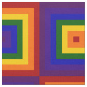 L'arc-en-ciel géométrique ajuste le tissu (Fermer)