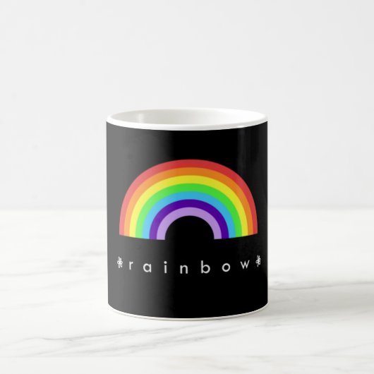 L'arc-en-ciel morphing de tasse d'arc-en-ciel… (Centre)