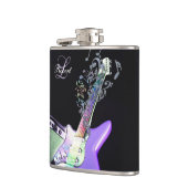 L'arc-en-ciel note le flacon de guitare électrique (Gauche)