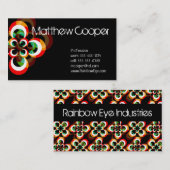 L'arc-en-ciel observe des cartes de visite (Devant / Derrière)