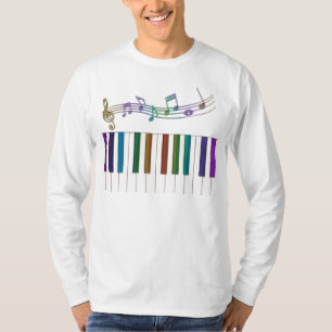 L'arc-en-ciel psychédélique verrouille le T-shirt