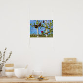 Larch bloesems poster (Keuken)