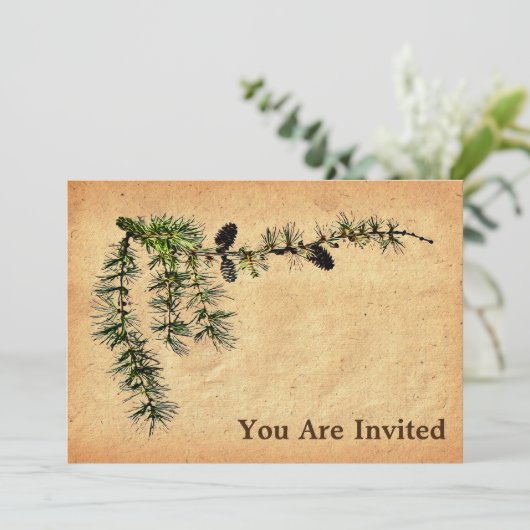 Larch Branch Kaart (Staand voorkant)