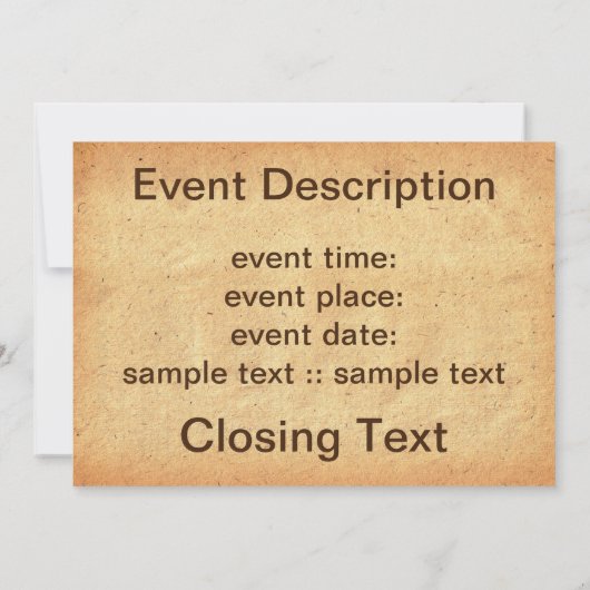 Larch Branch Kaart (Achterkant)