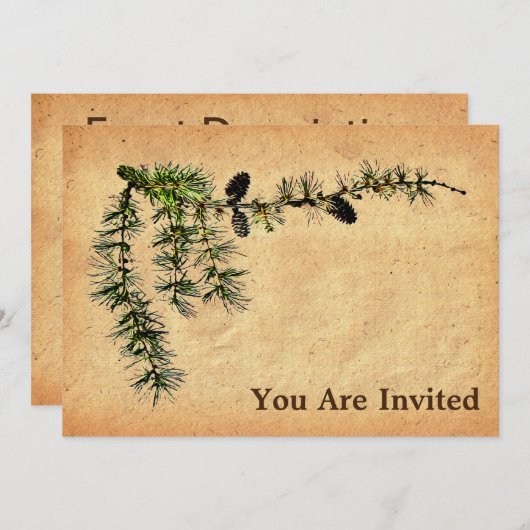 Larch Branch Kaart (Voorkant / Achterkant)