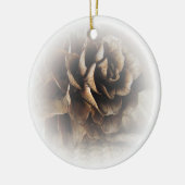 Larch Kone Keramisch Ornament (Links)