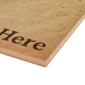 Larch tak op oud papier snijplank (Hoek)