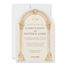 L'Arche : Faire-Part de Mariage Or