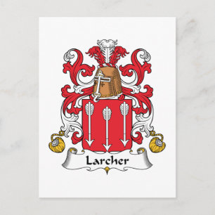 Larcher Family Crest Briefkaart