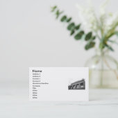 L'architecture détaille le carte de visite (Debout devant)