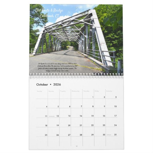 L'architecture du calendrier du mur du pont (Oct 2026)