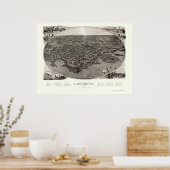 Larchmont, NY Panoramic Map - 1904 Poster (Keuken)