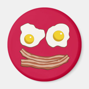 Lard et aimant d'oeufs