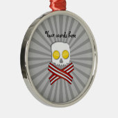 Lard et oeufs crâne et ornement d'os croisés (Droite)