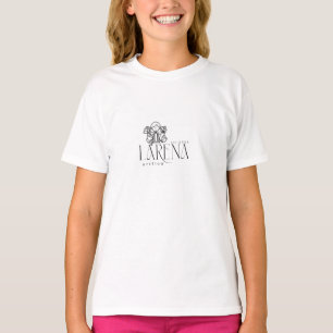 LARENA Artflow – Bloemig Logo Embleem T-shirt