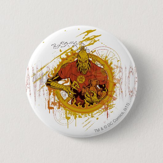 Larfleeze - Agent Sinaasappel 14 Ronde Button 5,7 Cm (Voorkant)