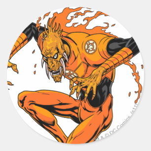 Larfleeze - Agent Sinaasappel 1 Ronde Sticker