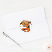 Larfleeze - Agent Sinaasappel 1 Ronde Sticker (Envelop)