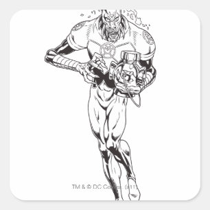 Larfleeze - Agent Sinaasappel 6 Vierkante Sticker