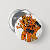 Larfleeze - Agent Sinaasappel 7 Ronde Button 5,7 Cm (Voorkant /achterkant)
