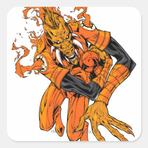 Larfleeze - Agent Sinaasappel 7 Vierkante Sticker
