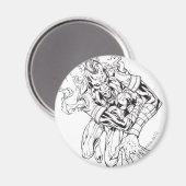 Larfleeze - Agent Sinaasappel 9 Magneet (Voorkant / Achterkant)