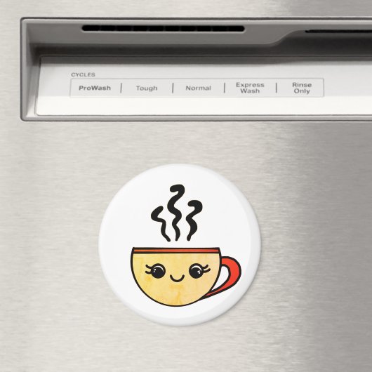 Large, 3 Inch Circle Magnet (In Situ (Lave-vaisselle))