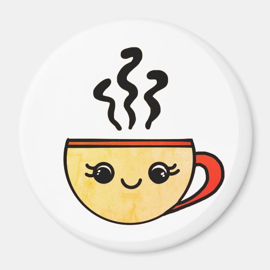 Large, 3 Inch Circle Magnet Magneet (Voorkant)