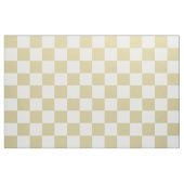 Large, Beige Checkers Pattern Fabric Stof (Fat Quarter)