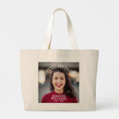 Large Custom Cotton Memorial Tote Bag No Minimum (Dos)