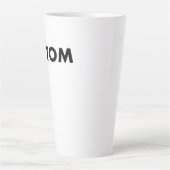Large Custom Latte Mug Blank Template - 17oz (Devant)
