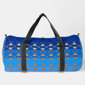 Large Duffel Bag - Diamond Gradient Edge Plunjezak (Achterkant)