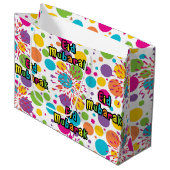 Large Eid Mubarak Gift Bag Groot Cadeauzakje (Voorkant Gekanteld)