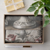 Large Elegant Floral Furniture Decoupage Tissuepapier (Geschenk)