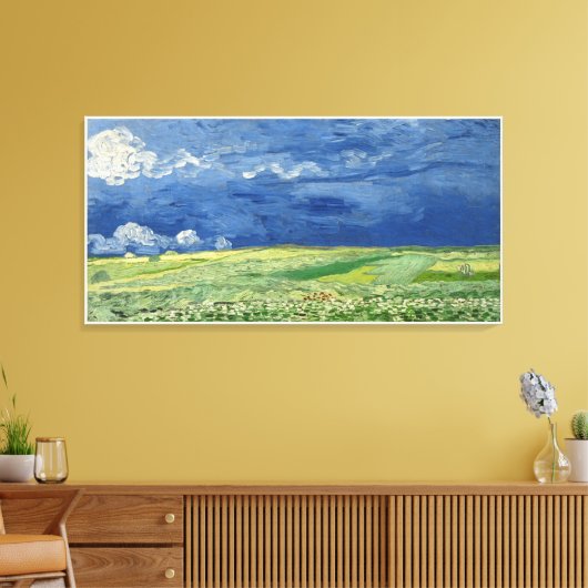 Large Fine Art Painting Van Gogh Landscape Canvas Afdruk (Insitu (Woonkamer))