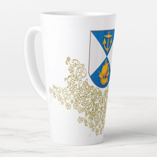 Large JFN Latte Mug (Angle gauche)