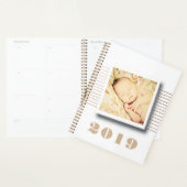 LARGE Journal du planificateur de photos 2019 (Devant avec enveloppe)