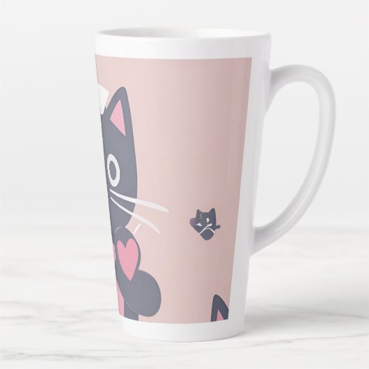 Large Latte Mok (Rechts)